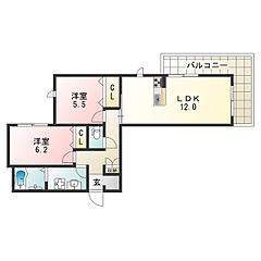 物件の間取り