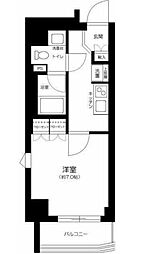 LiveCasa両国2 1Kの間取図画像