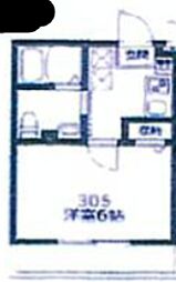 ウイングガーデン東浦和 1Kの間取図画像
