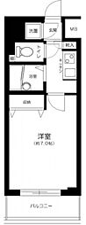 菱和パレス笹塚 1Kの間取図画像