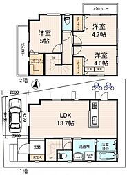 堺市北区大豆塚町2丁貸家