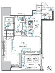 クレイシア日本橋水天宮前 3階1Kの間取り