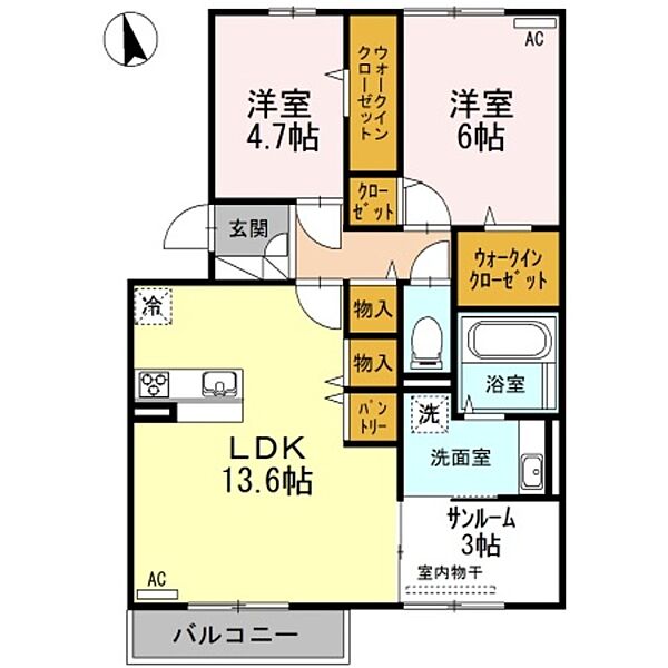 同じ建物の物件間取り写真 - ID:215002825973