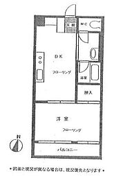 間取図画像 1DK