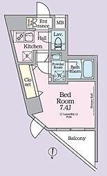 ＡＲＫＭＡＲＫ池袋本町 3階1Kの間取り