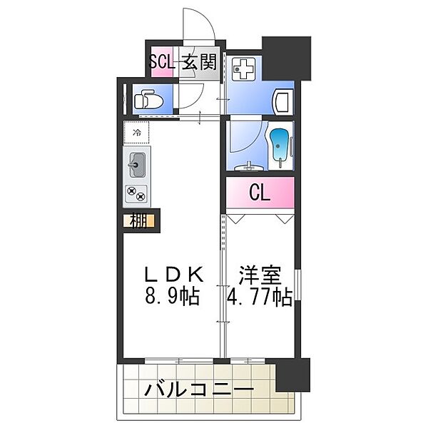 同じ建物の物件間取り写真 - ID:227080042960