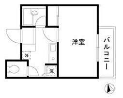 UrbanLink蒲田 1Kの間取図画像
