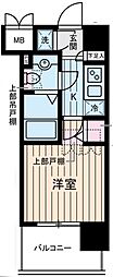 ヴェルステージ川崎 1Kの間取図画像