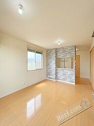 JR和歌山線 岩出駅 徒歩37分の賃貸アパート 1階2LDKのリビング/ダイニング