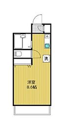 イサミビル1 ワンルームの間取図画像