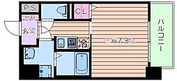 CASSIA福島駅前 1Kの間取図画像
