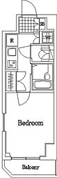 ルーブル鷺宮 1Kの間取図画像