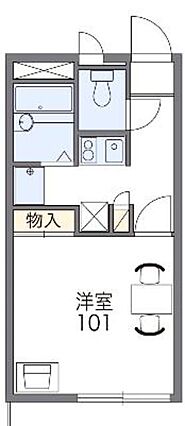 レオパレスアザレア_間取り_0