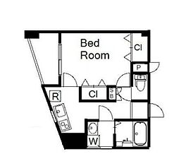 東京メトロ有楽町線 地下鉄赤塚駅 徒歩7分の賃貸マンション 1階1Kの間取り