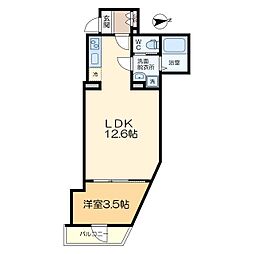 KEIAI RESIDENCE 青井II 1階1LDKの間取り