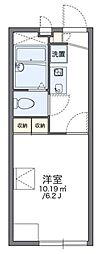 レオパレスハピネス 1Kの間取図画像