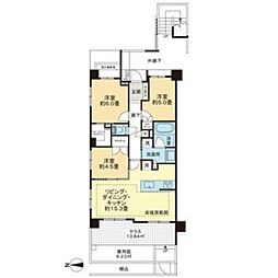 ライオンズ蒲田レジデンス 3LDKの間取図画像