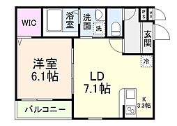 間取図画像 1LDK