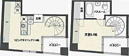 エテルノ荻窪 1LDKの間取図画像