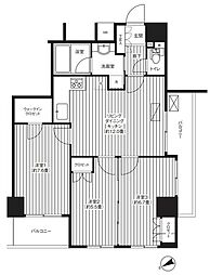 王子神谷パークサイドハイツ 7階3LDKの間取り