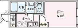 LUXE GRANZ 1Kの間取図画像