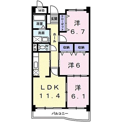 グラースアンジュ1_間取り_0