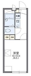 レオパレスアップヴィレッジ 1Kの間取図画像