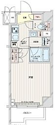 ルーブル本羽田 1Kの間取図画像