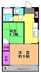 コーポアルト 2Kの間取図画像