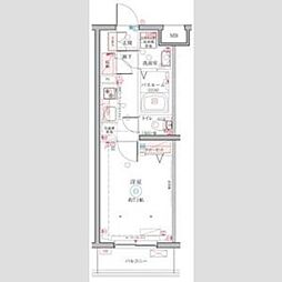 CREVISTA大塚 1Kの間取図画像