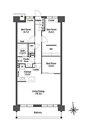コンフォリア高島平2号館 3LDKの間取図画像
