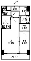 Pleiades津田沼 1LDKの間取図画像