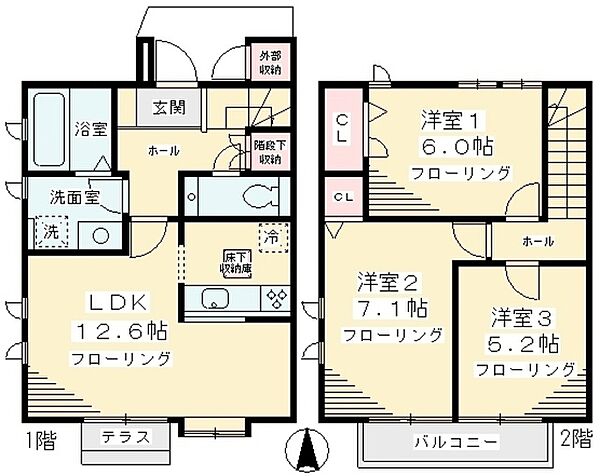 画像2:間取図