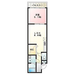 間取図画像 1LDK