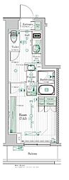 ブライズ高円寺 1Kの間取図画像