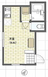 UrbanStage西巣鴨 ワンルームの間取図画像