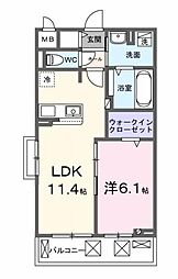 間取図画像 1LDK