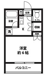 間取図画像 1K