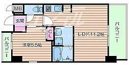 Osaka Metro御堂筋線 江坂駅 徒歩7分の賃貸マンション 3階1LDKの間取り