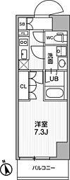 SEASONFLATS浅草言問道り 1Kの間取図画像
