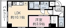 Casa Flag Shibuya 1LDKの間取図画像