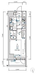 スプレスター綾瀬 1階1Kの間取り