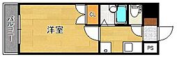 リファレンス県庁口 1Kの間取図画像