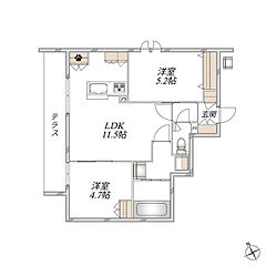 物件の間取り