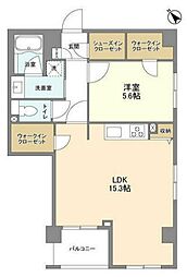 Daffitto天王洲 1LDKの間取図画像