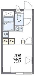 レオパレス杉山2 1Kの間取図画像