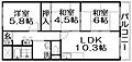 香里ケ丘2番館3階6.0万円