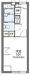 レオパレスボーテ 1Kの間取図画像