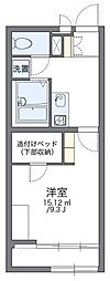 レオパレスサンハイ 1Kの間取図画像