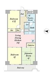 メゾン和光台 3LDKの間取図画像